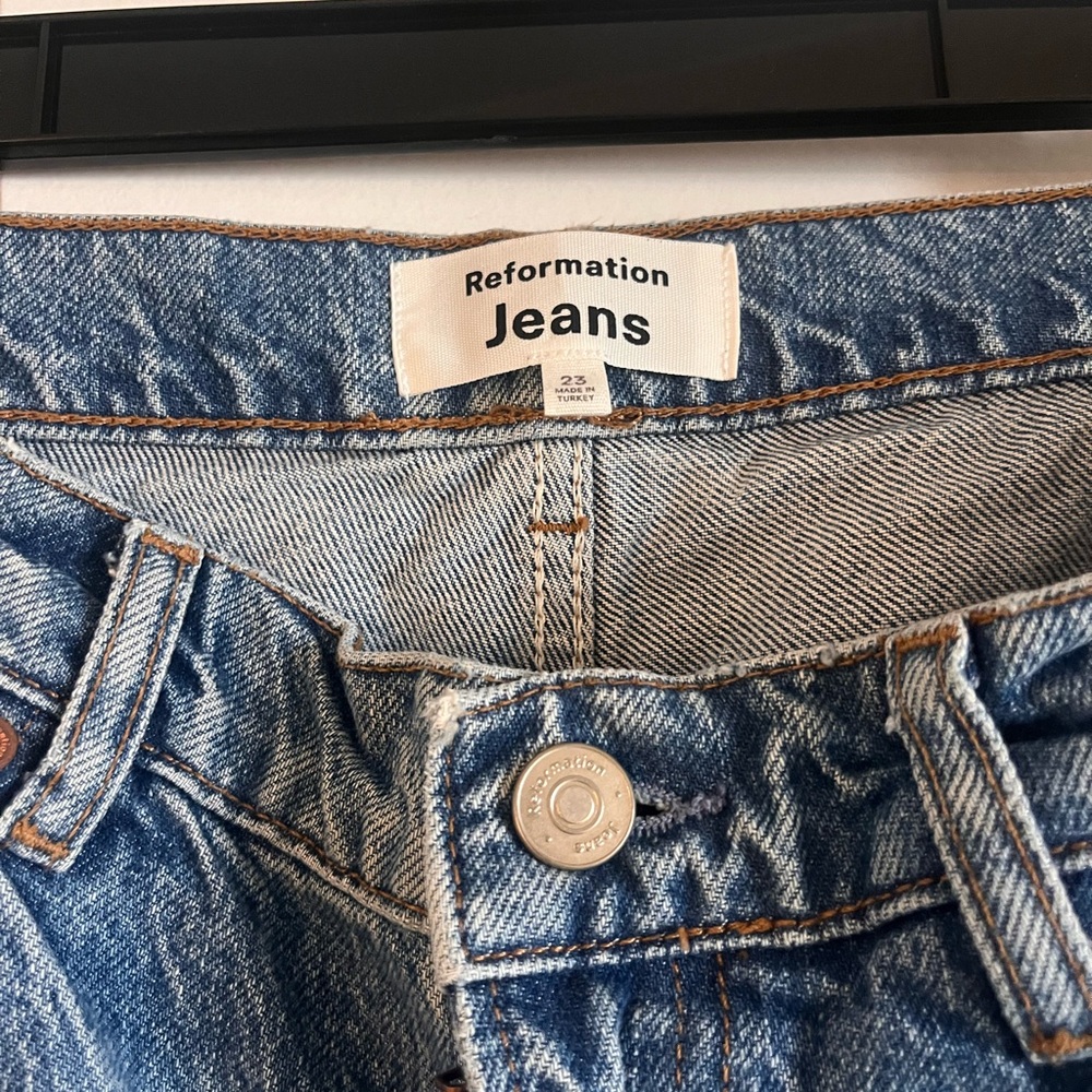 Reformation Light Blue Denim Jeans